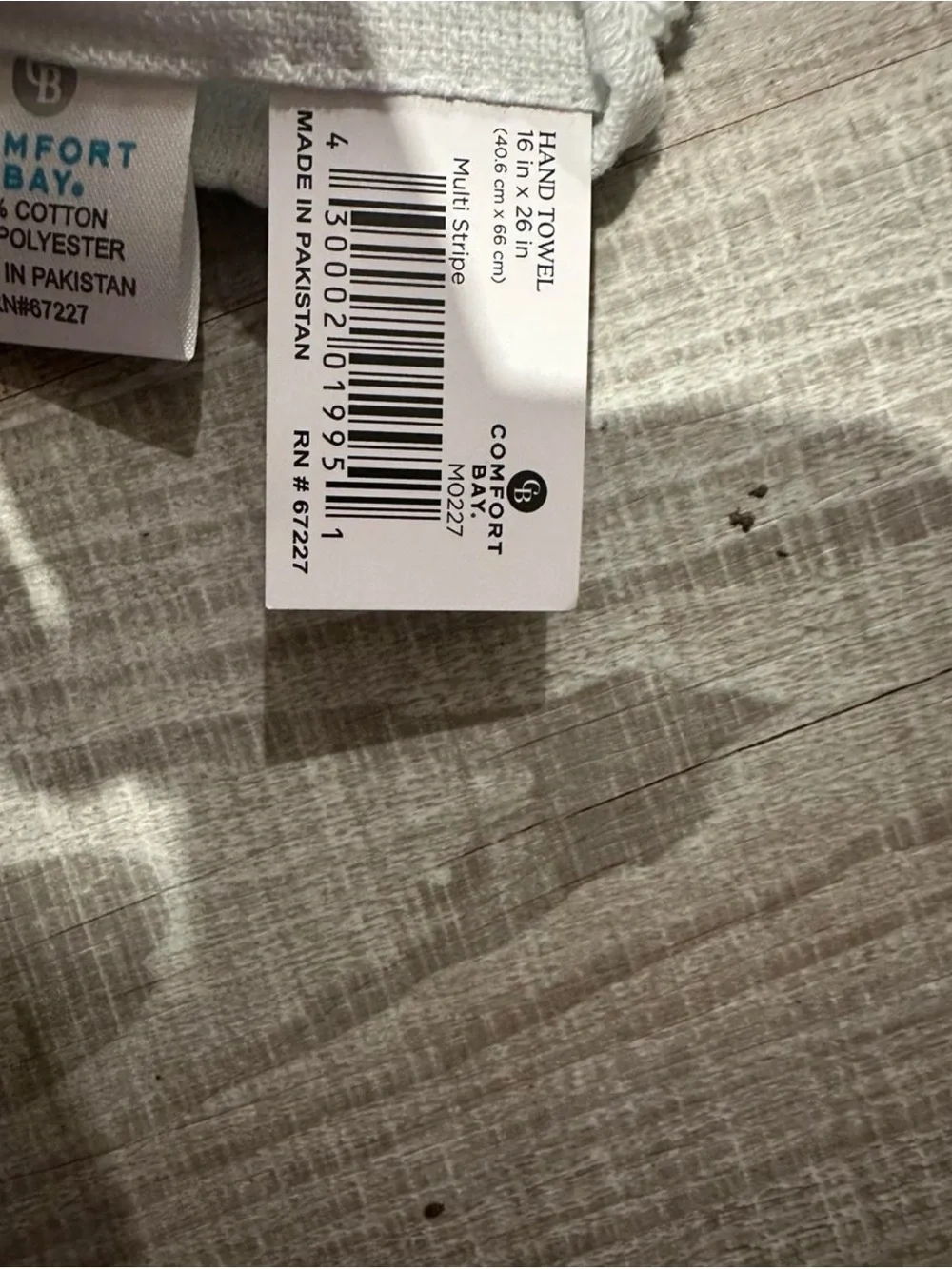 Comfort Bay freshness scent